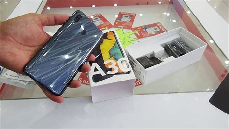 Unboxing Samsung Galaxy A30 black color - YouTube