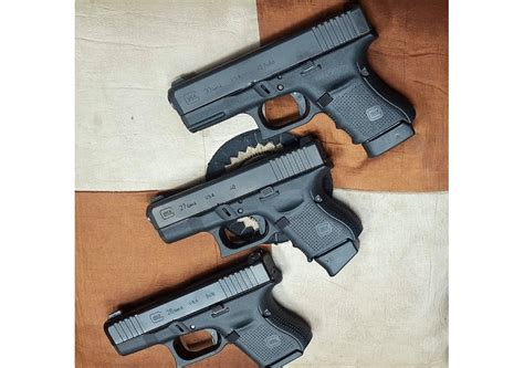 GLOCK SubCompact Pistols: Glock 26 Gen4 & 5 9mm, Glock 27 .40 S&W and Glock 30 .45 Auto - Trust ...