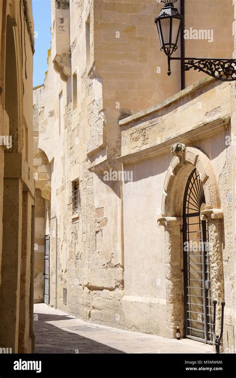 Typical architecture in Lecce, Apulia region, Italy Stock Photo - Alamy