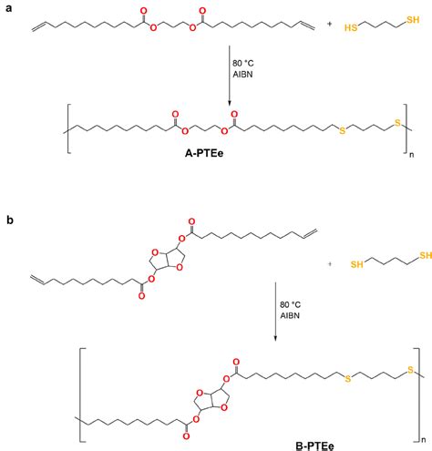 Synthesis of the thioether-esters polymers produced using as monomers:... | Download Scientific ...