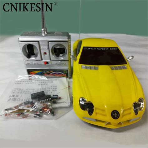 CNIKESIN Diy kit car 9901 remote control car kit | electronic parts production suite DIY ...