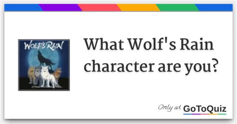 What Wolf's Rain character are you?