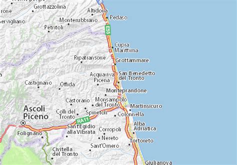 MICHELIN San Benedetto del Tronto map - ViaMichelin