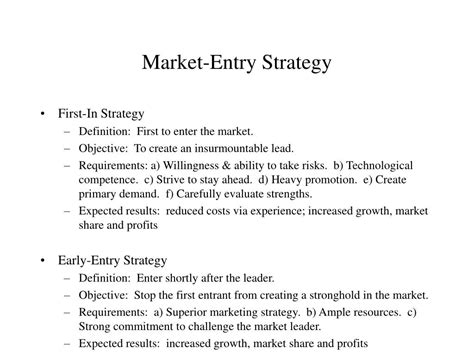 PPT - Market Strategies PowerPoint Presentation, free download - ID:6669657