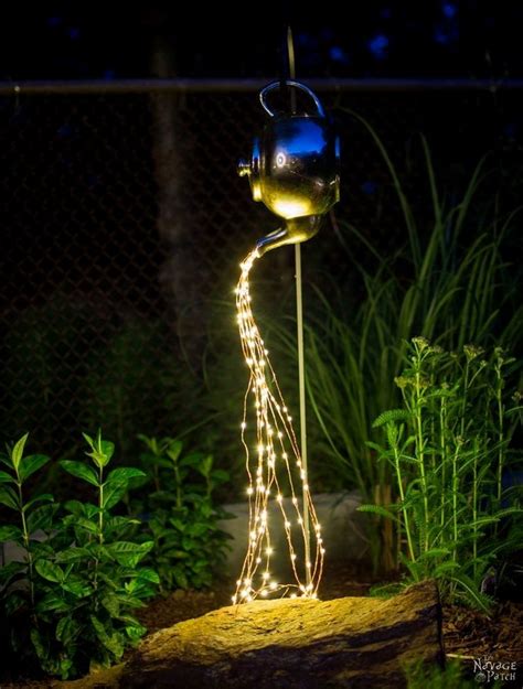 DIY Garden Lighting Ideas | Landscape lights diy, Diy outdoor lighting ...