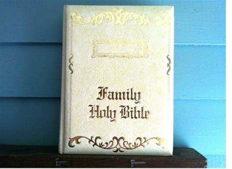 King James Heirloom Family Bible Plus Six by CrescentThriftShop