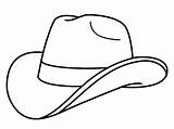 Cowboy Hat Coloring Sheet sketch template