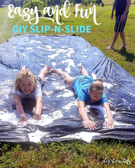 How to Make a DIY Slip-N-Slide (Summer Fun for Kids) - DIY Beautify - Creating Beauty at Home