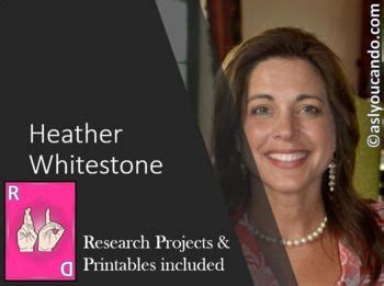 Heather Whitestone Biography | Human body unit, Science education, Deaf ...