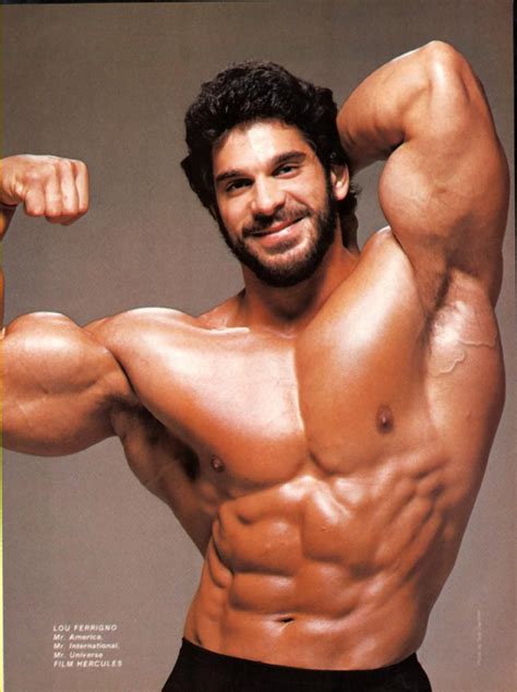 THE ORIGINAL HULK!!! :-) Lou Ferrigno, 1983. What body do you aspire to ...