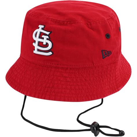 New Era St. Louis Cardinals Red Shoreline Bucket Hat