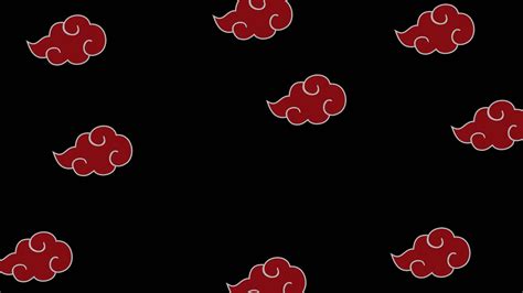 Download Akatsuki Logo Red Cloud Pattern Wallpaper | Wallpapers.com