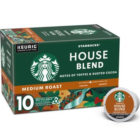 Starbucks® House Blend Medium Roast K-Cup® Coffee Pods, 10 ct / 4.2 oz - Kroger