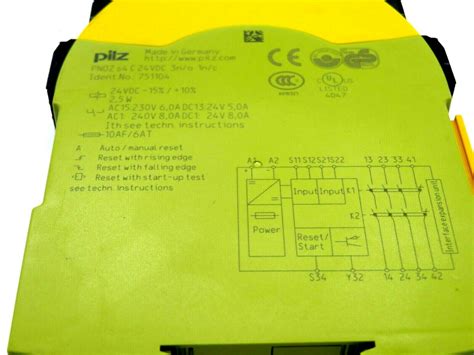 NEW PILZ 751104 SAFETY RELAY PNOZ S4 C 24VDC 3N/O 1N/C - SB Industrial Supply, Inc.