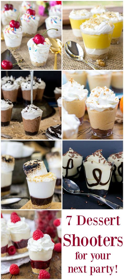 7 Dessert Shooters for your next party! | Dessert shooters recipes, Dessert cups recipes, Mini ...