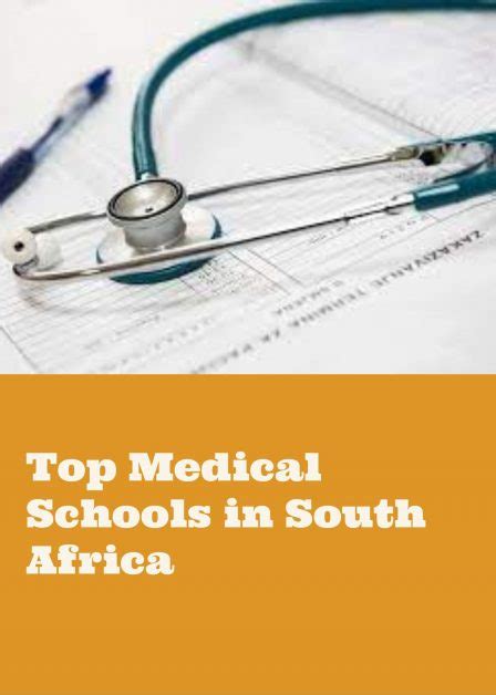 Top Medical schools in South Africa | SchoolGistSA