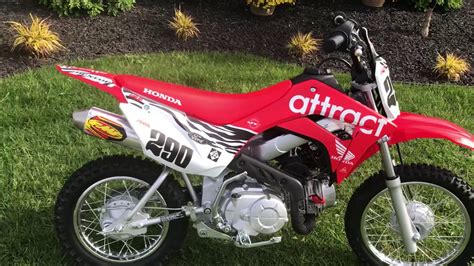 2020 Honda CRF110F Mods FMF Powercore 4 Exhaust! - YouTube