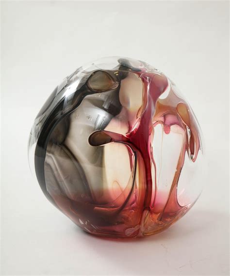 Extra Large Peter Bramhall Glas Orb Sculpture at 1stDibs | peter bramhall glass