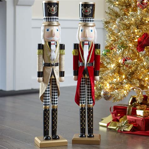 Wooden Nutcracker| Indoor Christmas Décor | Brylane Home | Nutcracker ...