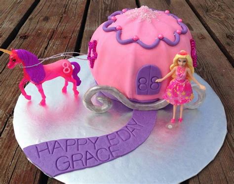 Barbie/ unicorn cake by IBake2! | Barbie cake, Unicorn cake, Cake