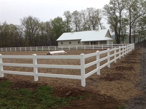 Vinyl Horse Fence - Poly Enterprises