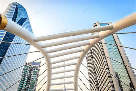 Skywalk At Bangkok Skytrain Station On Silom Line Chong Nonsi Thailand ...