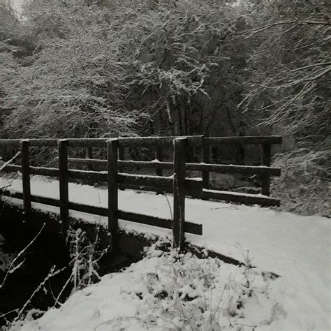 Snowy bridge by VirtualPaperART on DeviantArt