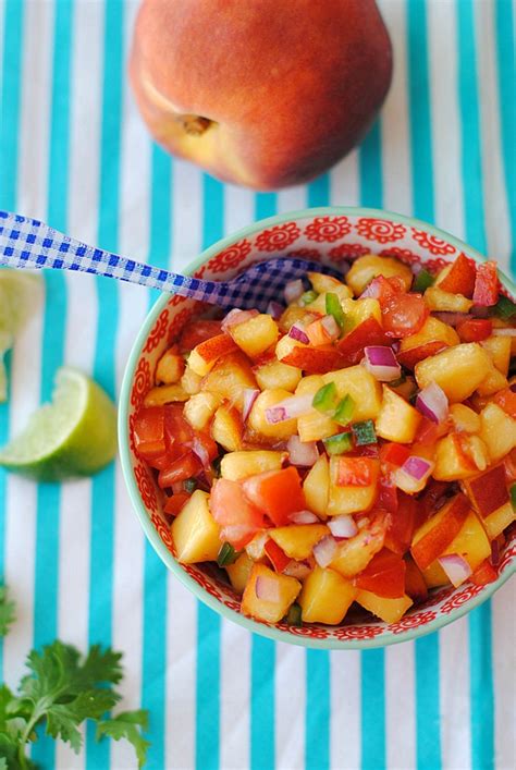 Peach Mango Salsa - Eat Yourself Skinny