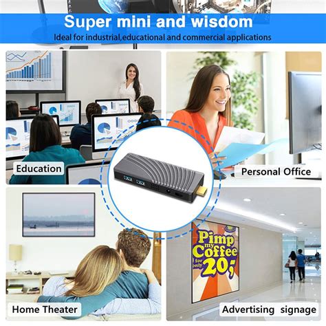 Pocket PC -PC on the go, wifi, RJ45, windows 10, up to 4K@60Hz