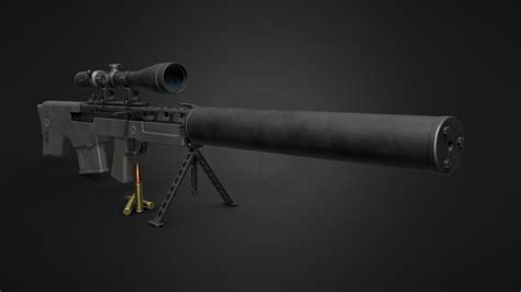 VKS sniper rifle - 3D model by 3DGunsmith [f7aa093] - Sketchfab