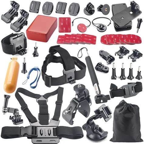 40 in 1 For GoPro Accessories Kit GoPro HERO 4 3+ 3 2 Surface Quick Release Buckle + Surface J ...