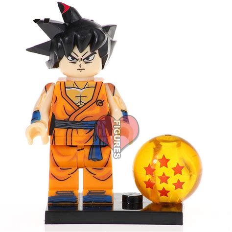 Goku Original Form Dragon Ball Z Custom Lego Minifigure Goku | Etsy