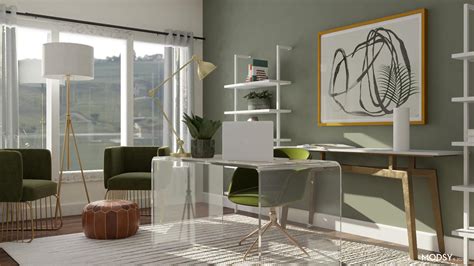 Office Minimalism - Home Office Design Ideas & Photos