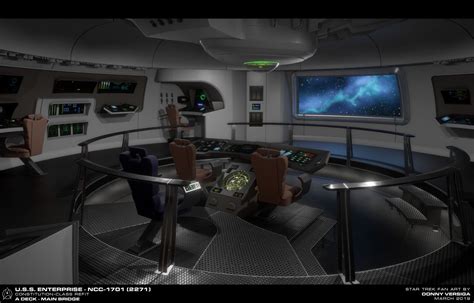 ArtStation - U.S.S. Enterprise Bridge - The Motion Picture, Donny Versiga | Star trek bridge ...