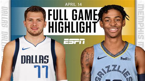 Dallas Mavericks at Memphis Grizzlies | Full Game Highlights - YouTube