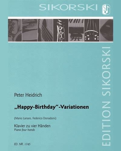 Happy Birthday Variations Sheet Music by Peter Heidrich | nkoda | Free 7 days trial