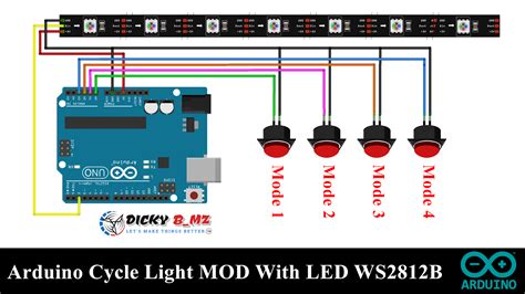 Arduino Cycle Light Mode With LED WS2812B - Dicky B_Mz