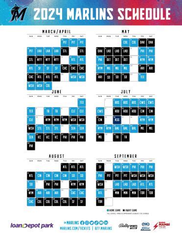 Florida Marlins Baseball Schedule 2024 - Aleen Aurelea