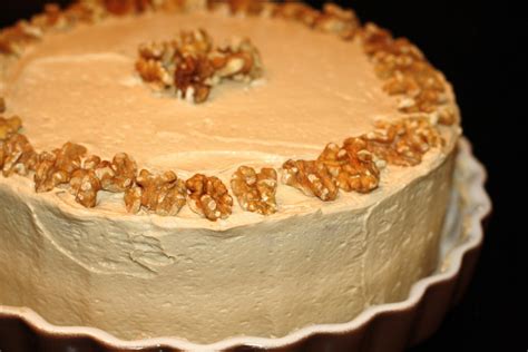 sunday sweets: maple-walnut cake with brown-sugar frosting