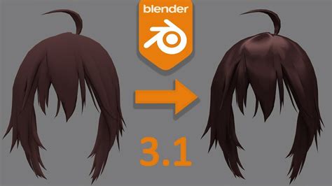 Blender 3.1 - Easy Simple Base Anime Hair Texture [Shader] [Cycles ...