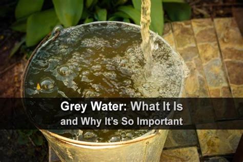 Grey Water: What It Is and Why It's So Important