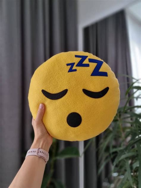 Sleeping Face Emoji Pillow Sleep Face Zzz Face Emoji Personalized Snoring Emoji Cushion - Etsy