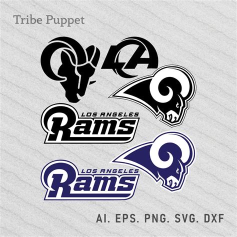 Los Angeles Rams Logo Vector Set - MasterBundles