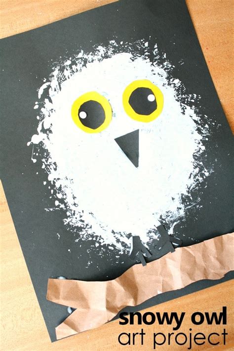 Snowy Owl Winter Craft for Kids - Fantastic Fun & Learning