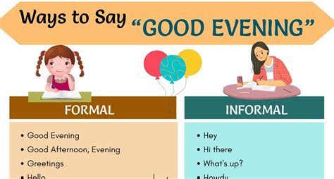 "Good Evening" in English: A Guide to Different Expressions - ESLBUZZ