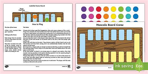 Mancala Board Game (Teacher-Made) - Twinkl