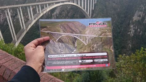 Bungee Jumped From Bloukrans Bridge World's Highest Bungee Bridge.