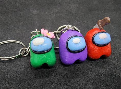 Among Us Keychains by ArmorOfFaith on DeviantArt