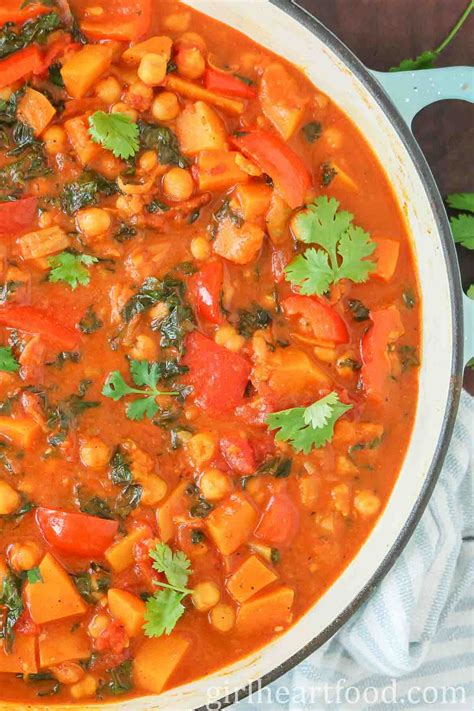 Butternut Squash Curry With Chickpeas | Girl Heart Food®