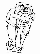 Couple In Love Coloring Page  Free Printable Coloring Pages sketch template